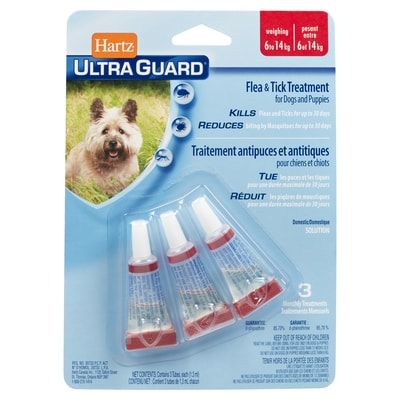 Hartz Ultra Guard Flea & Tick Treatment Dogs And Puppies Weighing 6 To 14 Kg 3 ea, $6.00/1ea