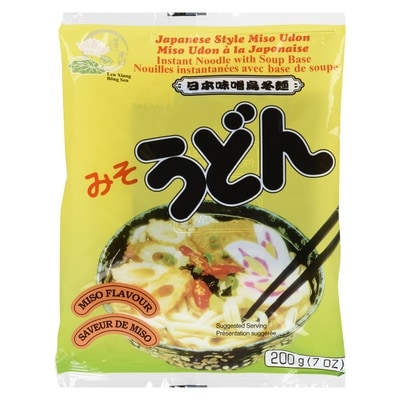 Len Xiang Instant Noodle With Soup Base Japanese Style Miso Udon Miso Flavour 200 g, $1.25/100g