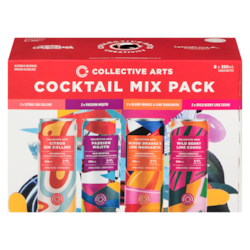 COLLECTIVE ARTS Alcoholic Beverage Cocktail Mix Pack (ID required at pick-up) 8x355.0 ml, $1.10/100ml
