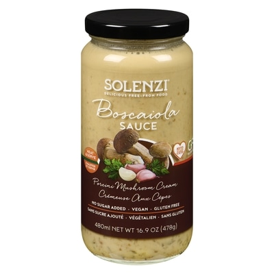 Solenzi Boscaiola Sauce Porcini Mushroom Cream 480 ml, $1.25/100ml