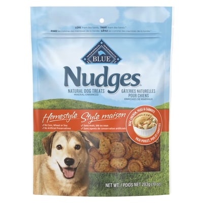 Nudges Natural Dog Treats Homestyle Real Chicken, Peas & Carrots