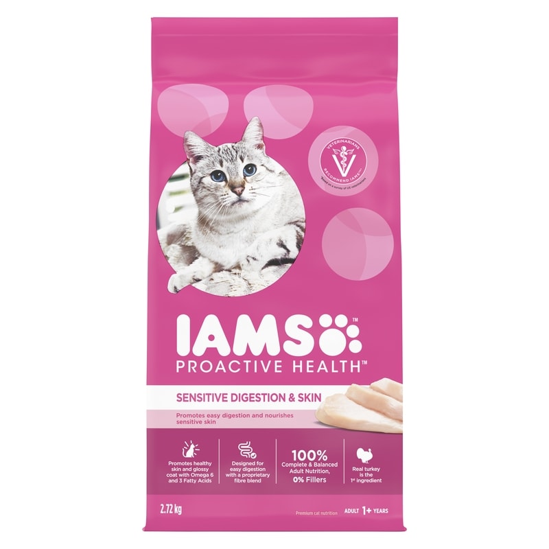 Proactive Health Premium Cat Nutrition Sensitive Digestion & Skin Adult 1+ Years