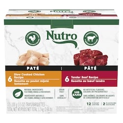 Nutro Premium Natural Dog Food Paté 1.2 kg, $2.42/100g