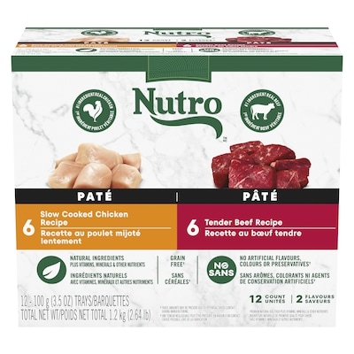 Nutro Nourriture naturelle première pour chiens pâté 1.2 kg, 2,42 $/100g
