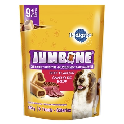 Pedigree Jumbone Adult Dog Treats For Medium Dogs Beef Flavour 893 g, $2.52/100g