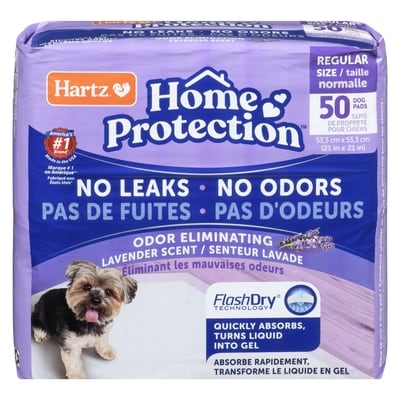 Hartz Home Protection Dog Pads Lavender Scent Regular Size 50 ea, $0.44/1ea