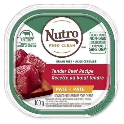 Nourriture pour chiens pâté recette au bœuf tendre