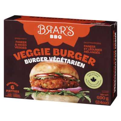 Bbq Veggie Burger Paneer & Mixed Veggies