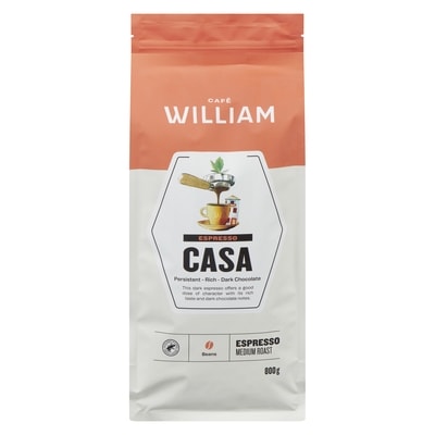 Cafe William Spartivento Café Beans Espresso Casa 800 g, $3.25/100g