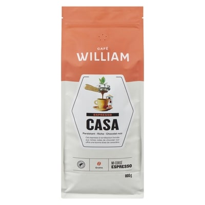 Café William Spartivento Café grains espresso casa 800 g, 2,62 $/100g