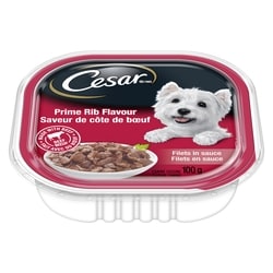 Cesar Filets en sauce saveur de côte de bœuf 100 g, 1,99 $/100g