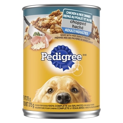Food For Dogs Chicken & Rice Dinner Chopped Adult