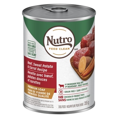 Nutro Dog Food Loaf Beef, Sweet Potato & Carrot Recipe 355 g, $1.07/100g