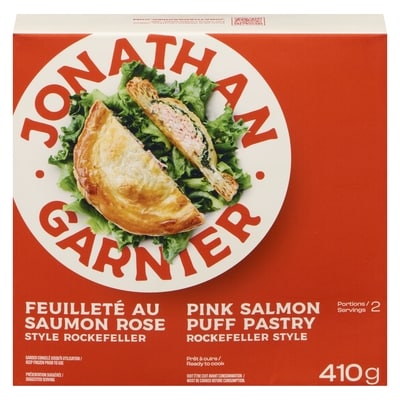 Jonathan Garnier Feuilleté au saumon rose 410 g, 3,66 $/100g