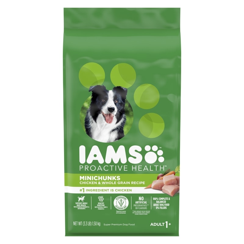 Proactive Health Super Premium Dog Food Minichunks Chicken & Whole Grain Recipe Adult 1+