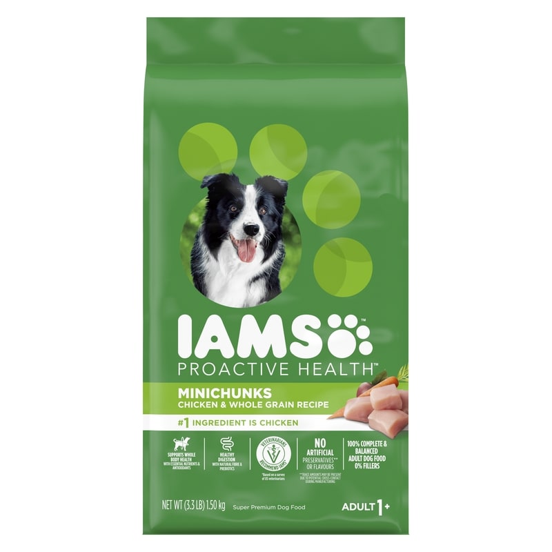 Proactive Health Super Premium Dog Food Minichunks Chicken & Whole Grain Recipe Adult 1+