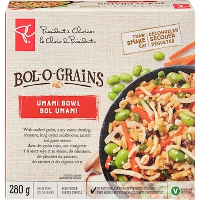 President's Choice Bol-O-Grains Umami Grain Bowl 280 g, $2.14/100g