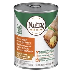 Nutro Nourriture pour chiens pain de viande de première qualité recette avec poulet, pommes de terre, carottes et petits pois 355 g, 1,07 $/100g