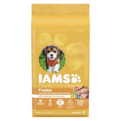 Iams Proactive Health Super Premium Dog Food Chicken And Whole Grain Recipe Puppy <1 1.5 kg, $0.77/100g