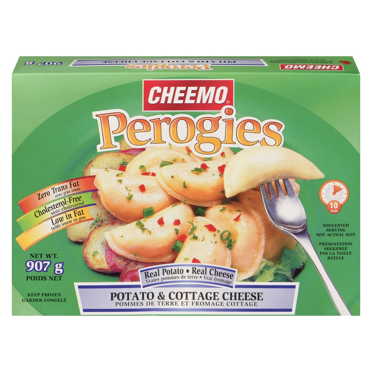 Cheemo Perogies pommes de terre et fromage cottage 907 g, 0,44 $/100g