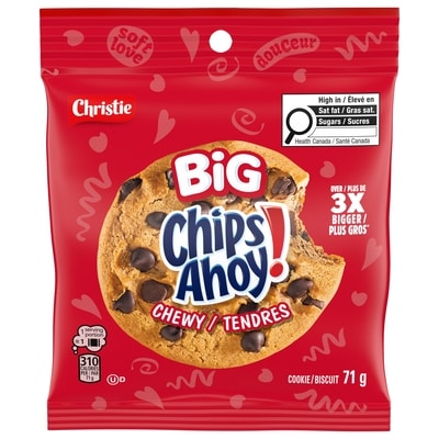 Christie Biscuits aux pépites de chocolat Big Chewy 71 g, 3,23 $/100g