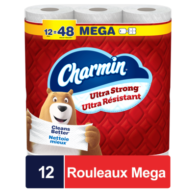 Charmin Papier hygiénique Ultra Résistant, 12 rouleaux méga 12 ea, 1,83 $/1ch