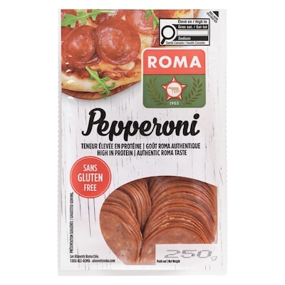 Roma Pepperoni 250 g, $2.00/100g