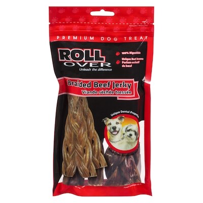Rollover Premium dog treat viande séchée tressée 1 ea, 17,49 $/1ch