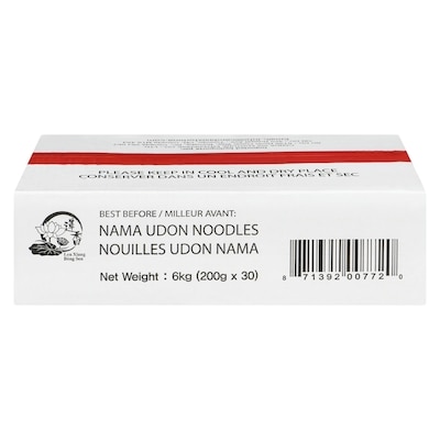 Len Xiang Nouilles udon nama 6 kg, 0,43 $/100g