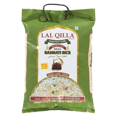 Lal Qilla Riz supreme sella 4.54 kg, 0,37 $/100g