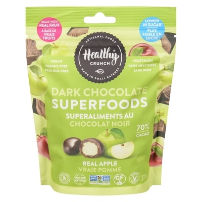 Healthy Crunch Superaliments au chocolat noir vraie pomme 235 g, 4,21 $/100g
