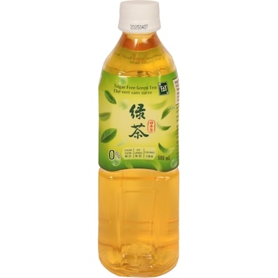 T&T Thé vert sans sucre 500 ml, 0,26 $/100ml
