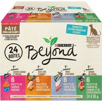 Purina Beyond sans grains , nourriture humide pour chats 2.04 kg, 1,76 $/100g