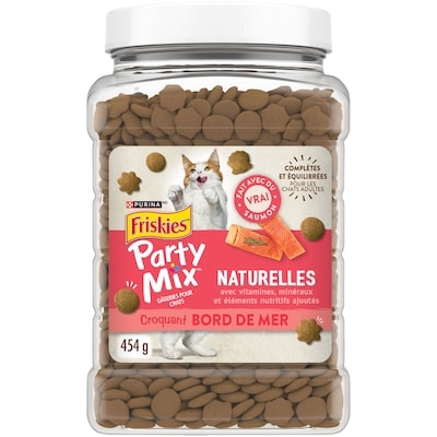 Purina Friskies gâteries pour chats croquant bord de mer avec du vrai poisson naturals 454 g, 1,65 $/100g