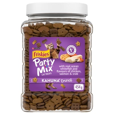 Purina Friskies Party Mix Cat Treats, Kahuna Crunch 454 g, $2.42/100g