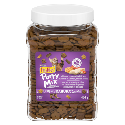 Purina Friandises pour chats Friskies Party Mix croquant Kahuna 454 g, 1,65 $/100g