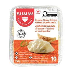 Sum-m Dumplings Gyoza au poulet et au gingembre au sésame 250 g, 2,12 $/100g