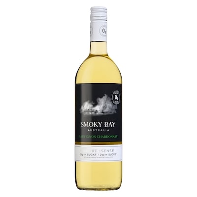 Smoky Bay Vin blanc sauvignon chardonnay sensé (Pièce d’identité requise au moment du ramassage) 1 l, 1,65 $/100ml