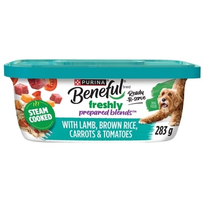 Purina Beneful Chopped Blends Lamb, Brown Rice, Carrots and Tomatoes, Wet Dog Food 283 g, $1.23/100g