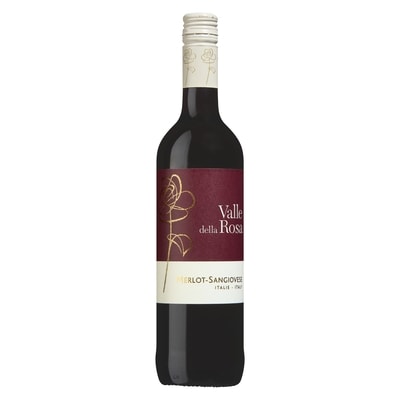 Valle Della Roas Red Wine Merlot-Sangiovese (ID required at pick-up) 750 ml, $2.07/100ml