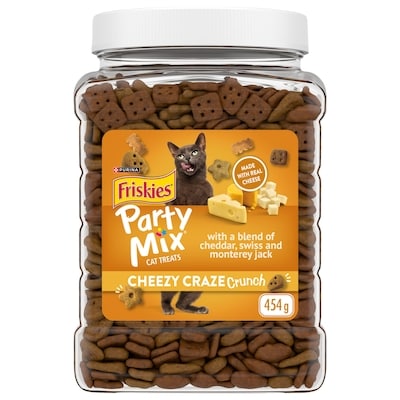 Purina Friskies Party Mix Cat Treats, Cheezy Craze Crunch 454 g, $2.42/100g