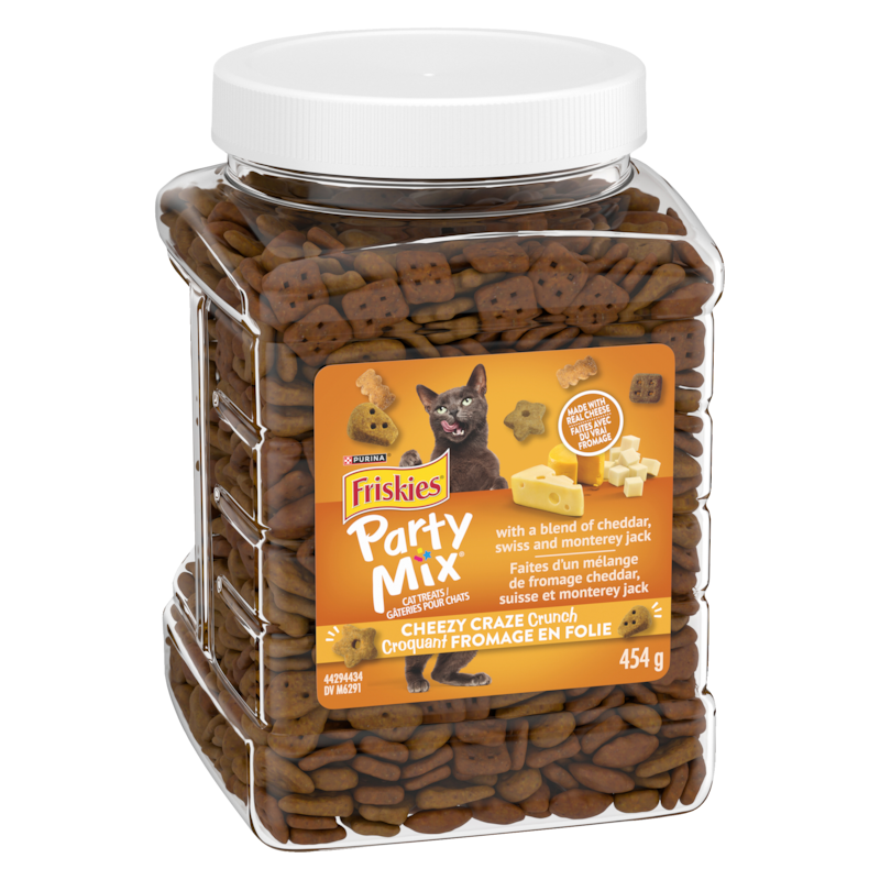Friskies Party Mix Cat Treats, Cheezy Craze Crunch
