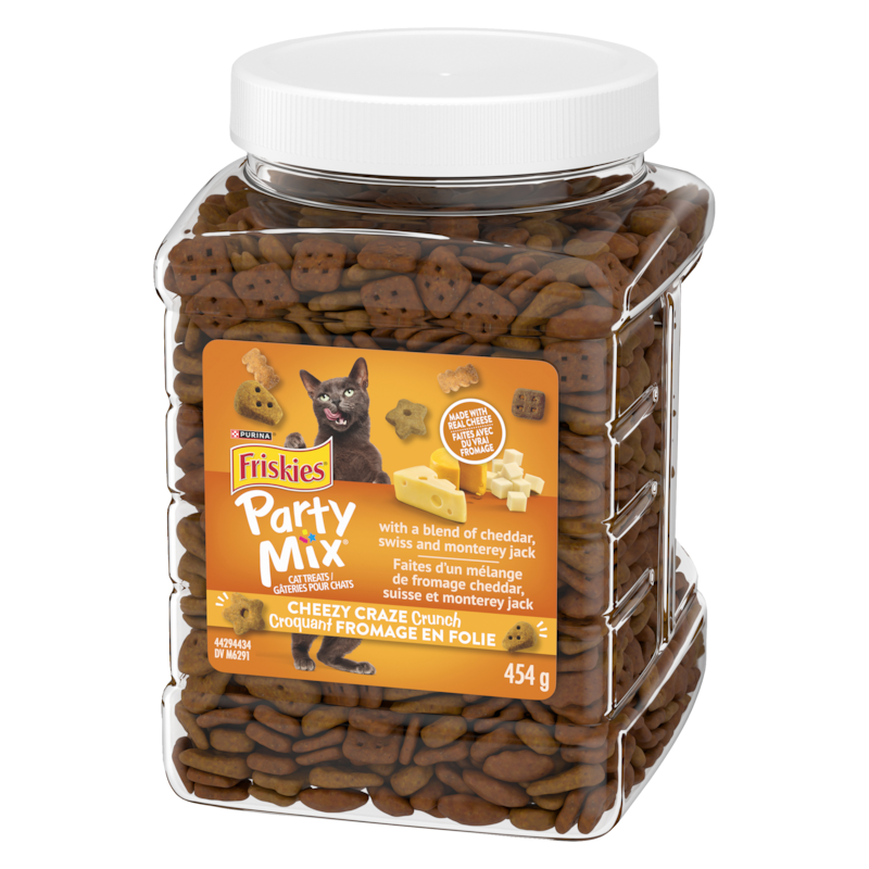 Friskies Party Mix Cat Treats, Cheezy Craze Crunch