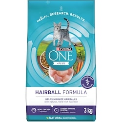 ONE +Plus Hairball Formula Chicken, Dry Cat Food