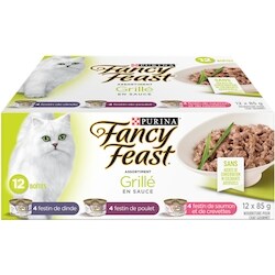 Purina Fancy Feast grillé , nourriture humide pour chats 1.02 kg, 1,27 $/100g