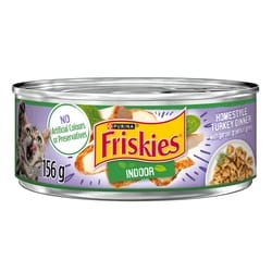 Purina Friskies Indoor in Gravy Wet Cat Food Homestyle Turkey Dinner with Garden Greens 156 g, $0.58/100g