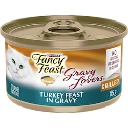 Purina Fancy Feast Gravy Lovers Turkey Feast in Gravy, Wet Cat Food 85 g, $1.40/100g