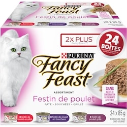 Purina Fancy Feast festin de poulet emballage assorti, nourriture humide pour chats 2.04 kg, 1,23 $/100g