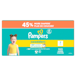 Swaddlers Diapers, Size 7, 100 Count