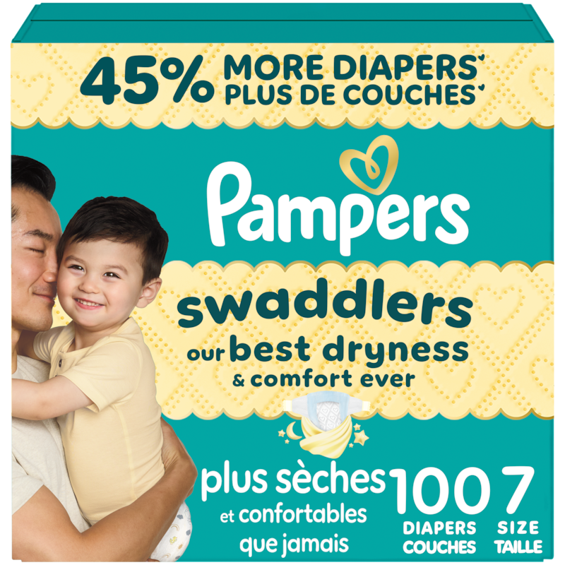 Swaddlers Active Baby Diaper Size 100 Count